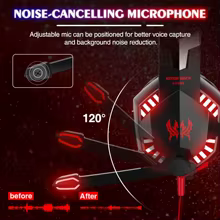Headset Gamer Surround com Cancelamento de Ruído Thumbnail 3