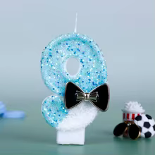 Velas Aniversário Glitter Tema Menino Thumbnail 4