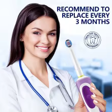 Cabeças de Escova Oral-B e Braun 3D - 4 Peças Thumbnail 4