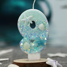 Velas de Aniversário Oceano Shell Whispers Thumbnail 3