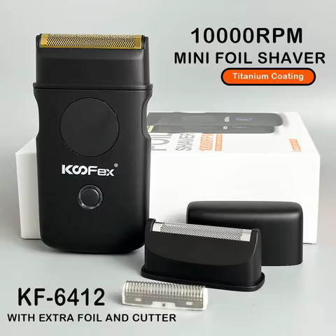KF-6412 Barbeador Profissional Mini USB