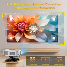 Projetor HORLAT T05Pro 2000 Lumens Android 12 Thumbnail 4