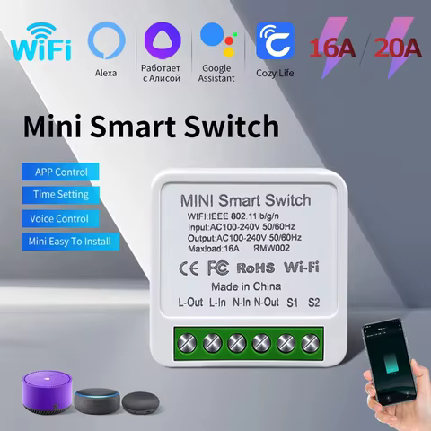 Interruptor Inteligente Wi-Fi GGBEE