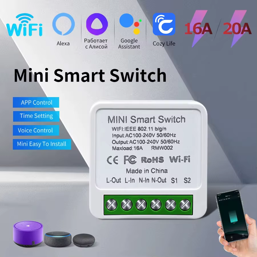Interruptor Inteligente Wi-Fi GGBEE