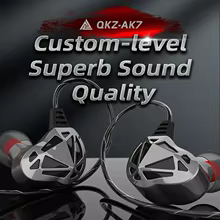 Fones QKZ AK7 Intra-auriculares HiFi com Cancelamento de Ruído Thumbnail 5