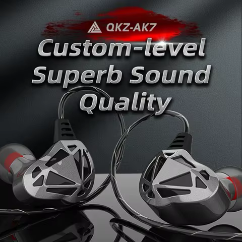 Fones QKZ AK7 HiFi com Fio