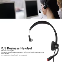Fone Monaural RJ9 Qiilu Preto Thumbnail 1