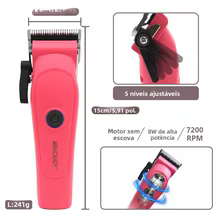Cortador de Cabelo Profissional JUCAI JC-06 Thumbnail 6