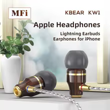 KBEAR KW1 Fones de Ouvido em Madeira Thumbnail 2