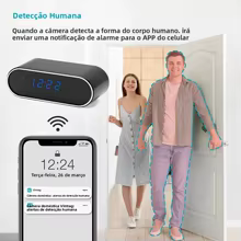 Mini Câmera Relógio WiFi 1080P Thumbnail 3