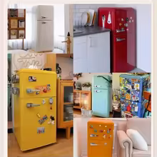 Geladeira Retro Porta Dupla Mini Thumbnail 6