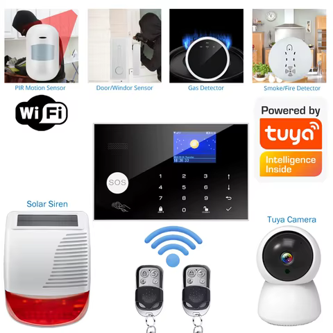 Alarme W7B Inteligente com WiFi e GSM
