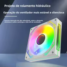 Ventilador PC RGB 120mm Silencioso PWM Thumbnail 5