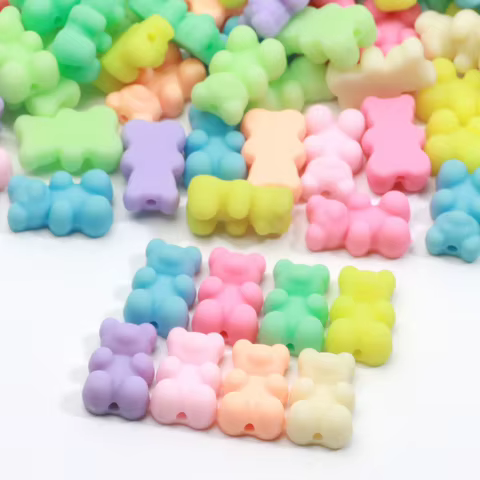 Grânulos Acrílicos Coloridos para Joias