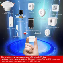 Hub Tuya Zigbee Bluetooth Multi-Modo Thumbnail 3
