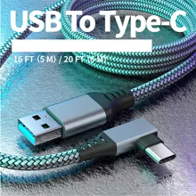 Cabo USB A para C Oculus Quest 2 Thumbnail 3
