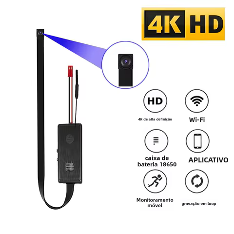 Câmera WiFi Mini HD 4K