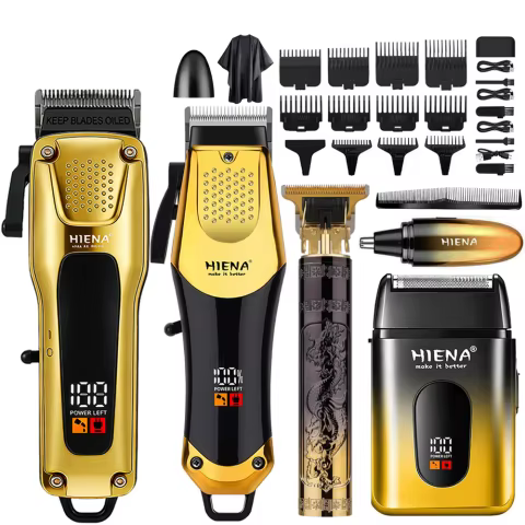Máquina de Cortar Cabelo HIENA Profissional