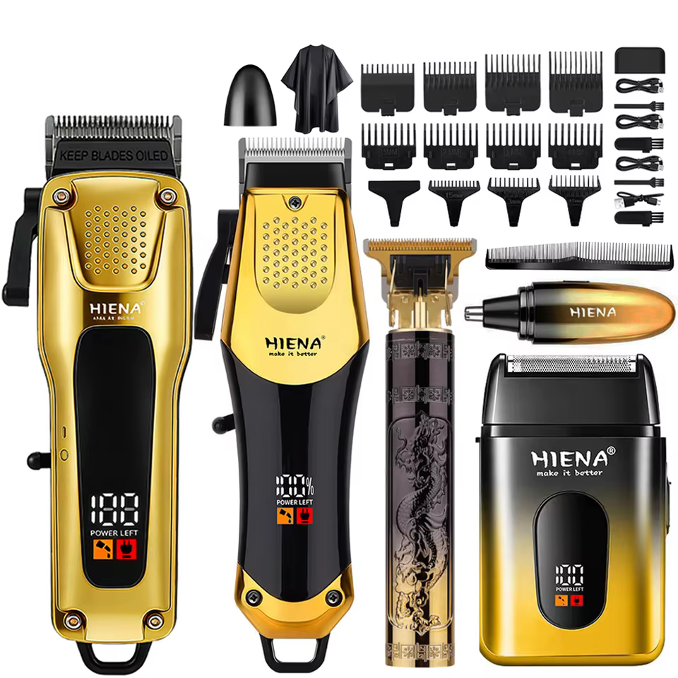 Máquina de Cortar Cabelo HIENA Profissional