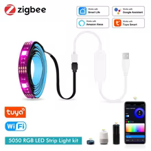 Fita LED RGB Inteligente Zigbee WiFi Thumbnail 1