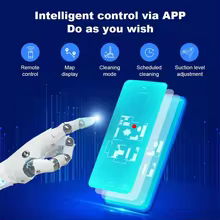 Robô Aspirador LIECTROUX M200 com Autovazamento e Controle Wi-Fi Thumbnail 5