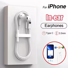 Fone de Ouvido Tipo C iPhone 3.5mm FUKABO Thumbnail 1