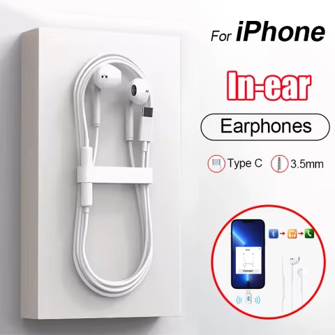 Fone de Ouvido Tipo C iPhone 3.5mm FUKABO