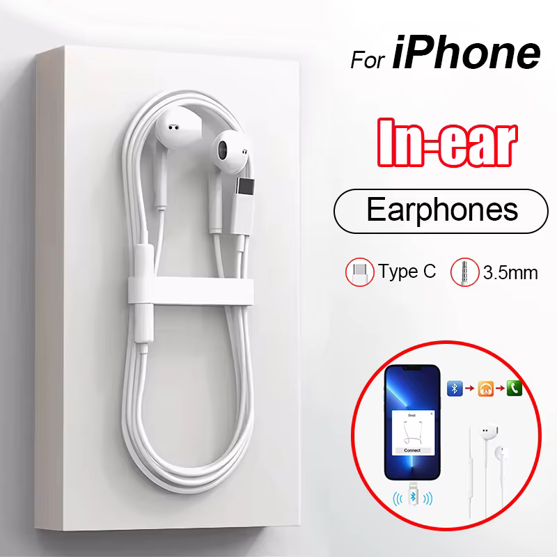 Fone de Ouvido Tipo C iPhone 3.5mm FUKABO