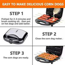 Máquina de Hot Dog e Waffle Multifuncional Thumbnail 4