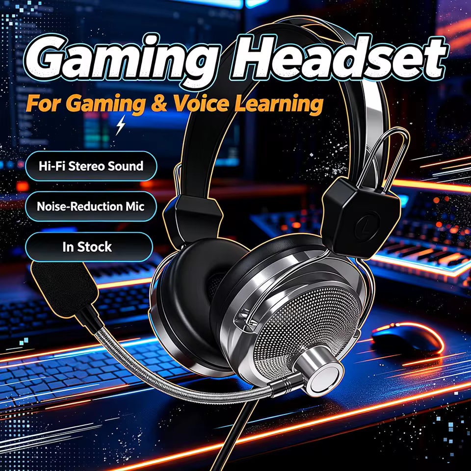 Headset Gamer Over-Ear 3.5mm