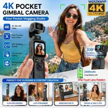 Câmera 4K WDSZKMYF com WiFi e Estabilização Thumbnail 1