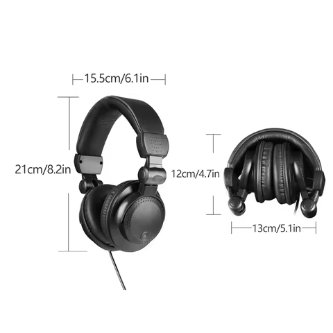 Fone de Ouvido Profissional Hi-Res DJ