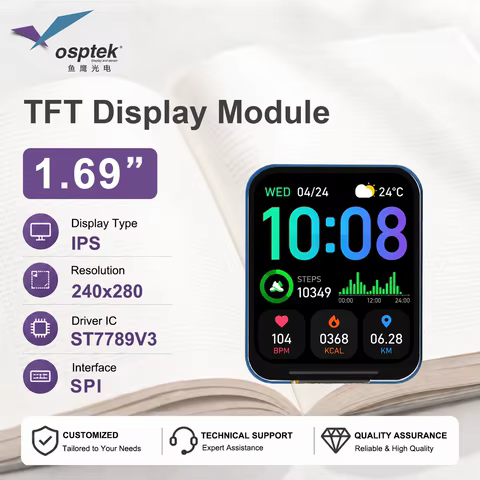 Display LCD TFT 1.69" Osptek