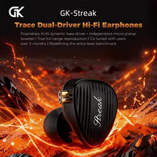 Fone de Ouvido KZ GK STREAK Thumbnail 1