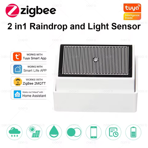 Sensor Chuva e Luz Zigbee 3.0