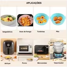 Kit 5 Formas Silicone Air Fryer Thumbnail 2