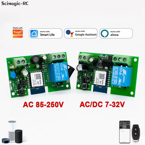 Relé Inteligente WiFi 1CH com Controle Remoto