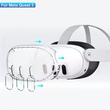 Capa Meta Quest 3 Transparente Thumbnail 1