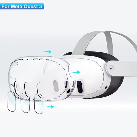 Capa Meta Quest 3 Transparente