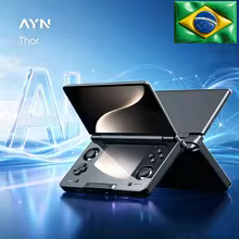 Console Portátil AYN Thor Tela Dupla Thumbnail 1