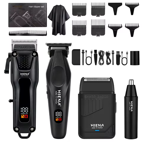 Aparador Profissional HIENA - Kit Completo