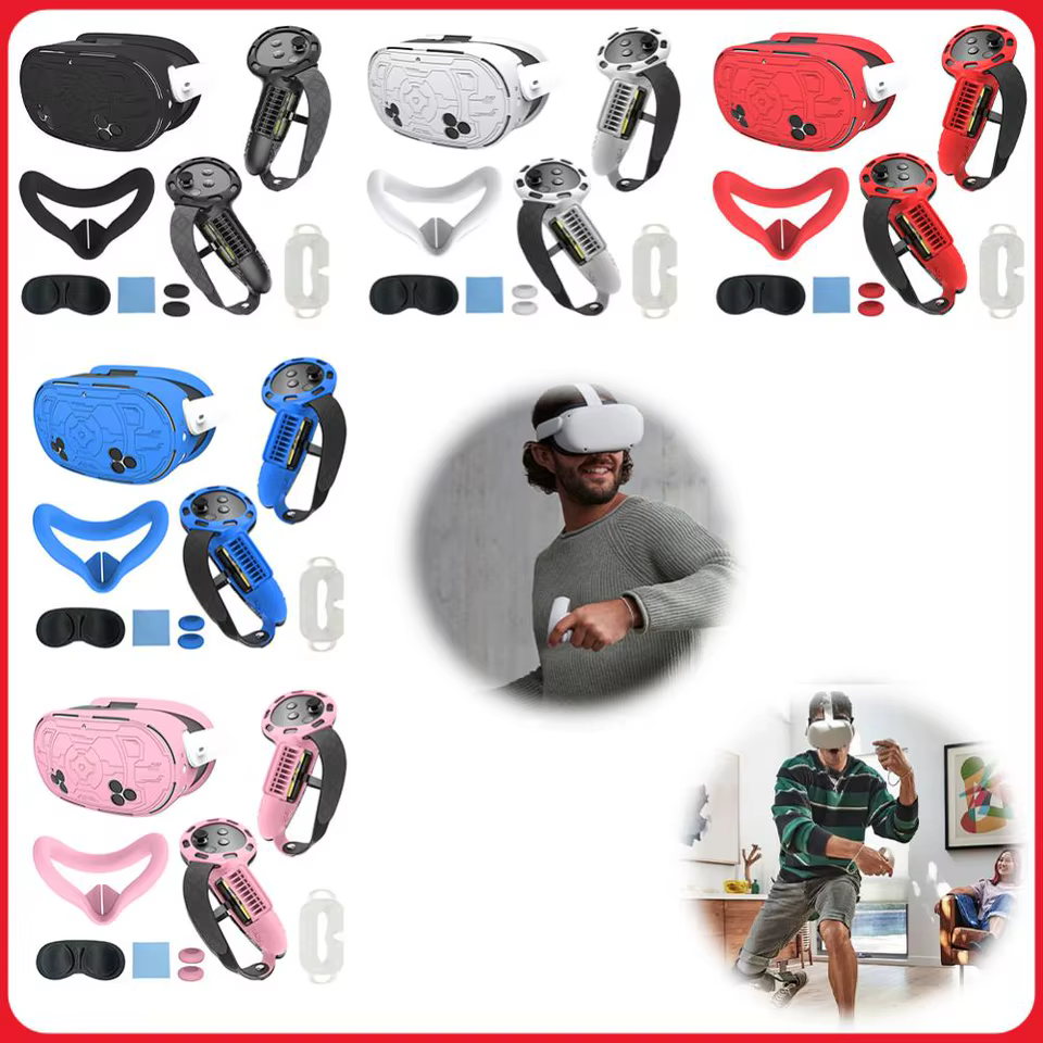 Kit Proteção VR Meta Quest 3S 7 Peças