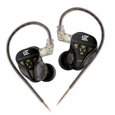 KZ DQS 1DD Fone de Ouvido HiFi