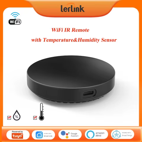 Controle Remoto Tuya WiFi IR com Sensor