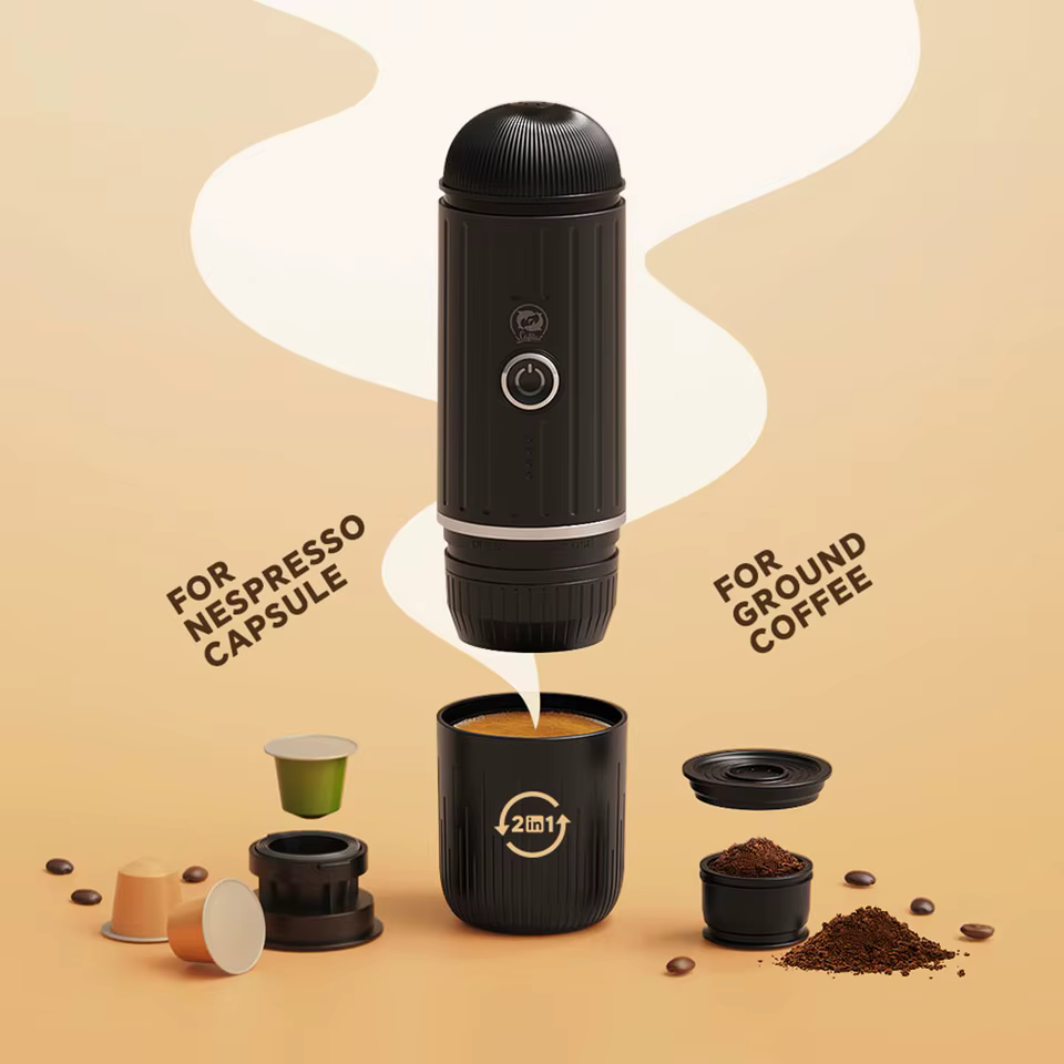 Cafeteira Portátil 2 em 1