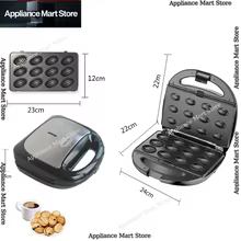 Máquina de Waffles 6 em 1 SK-908 Thumbnail 4