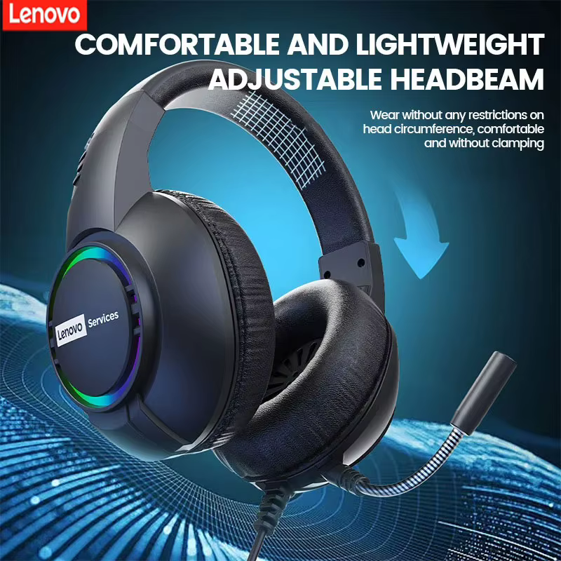 Lenovo E08 Headset RGB Gamer