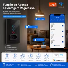Tomada Inteligente Wi-Fi Tuya Melery Thumbnail 5