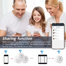 Tomada Inteligente Wi-Fi Tuya Thumbnail 5