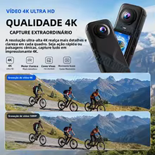 Câmera de Ação 4K com Lente Dupla Thumbnail 3
